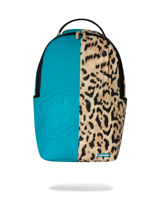 Teal Leopard Sprayground Backpack