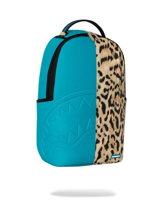 Teal Leopard Sprayground Backpack