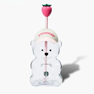 Glass Bearista™ Cold Cup - Pink Edition