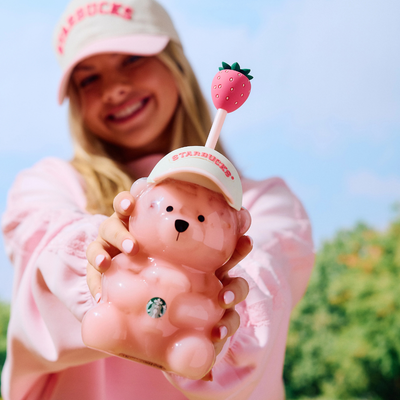 Glass Bearista™ Cold Cup - Pink Edition