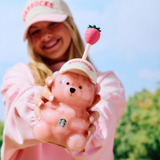 Glass Bearista™ Cold Cup - Pink Edition
